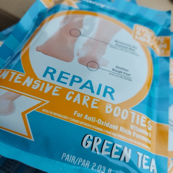 4 Pack FOOT BOOTIES Green Tree REPAIR Onyx Sensitive Skin Pair Of BOOTIES SOCKS - Picture 2 of 3